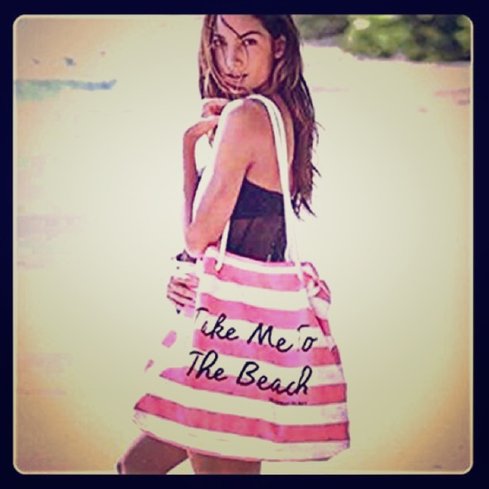 NWT Victoria Secret Pink Beach Bag